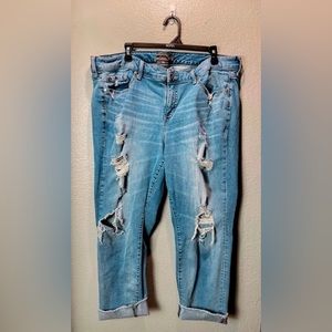 Torrid Ripped Boyfriend Jeans